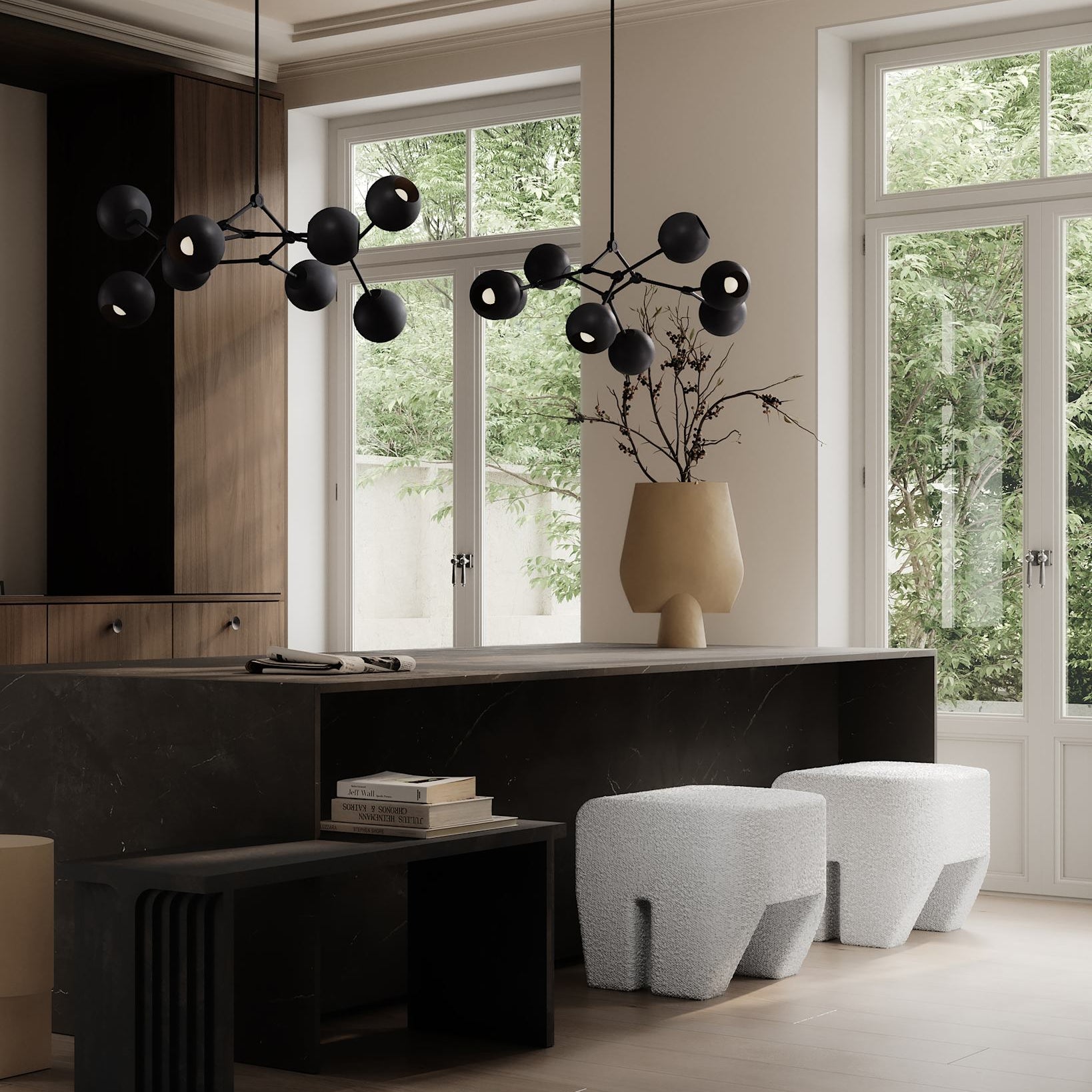 101 Copenhagen - Sphere Vase Square, Big - Sand - Vase