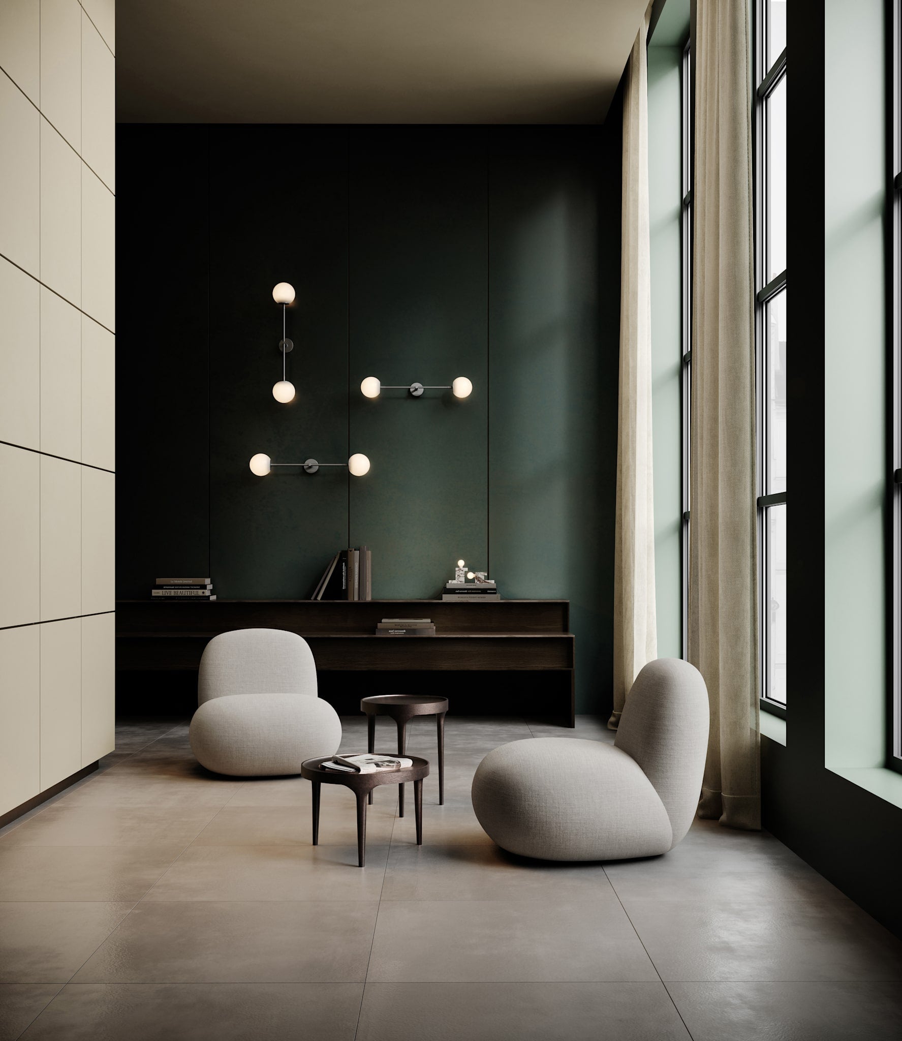 101 Copenhagen - Phantom Table, Tall - Burn Antique - Coffee or Side Table