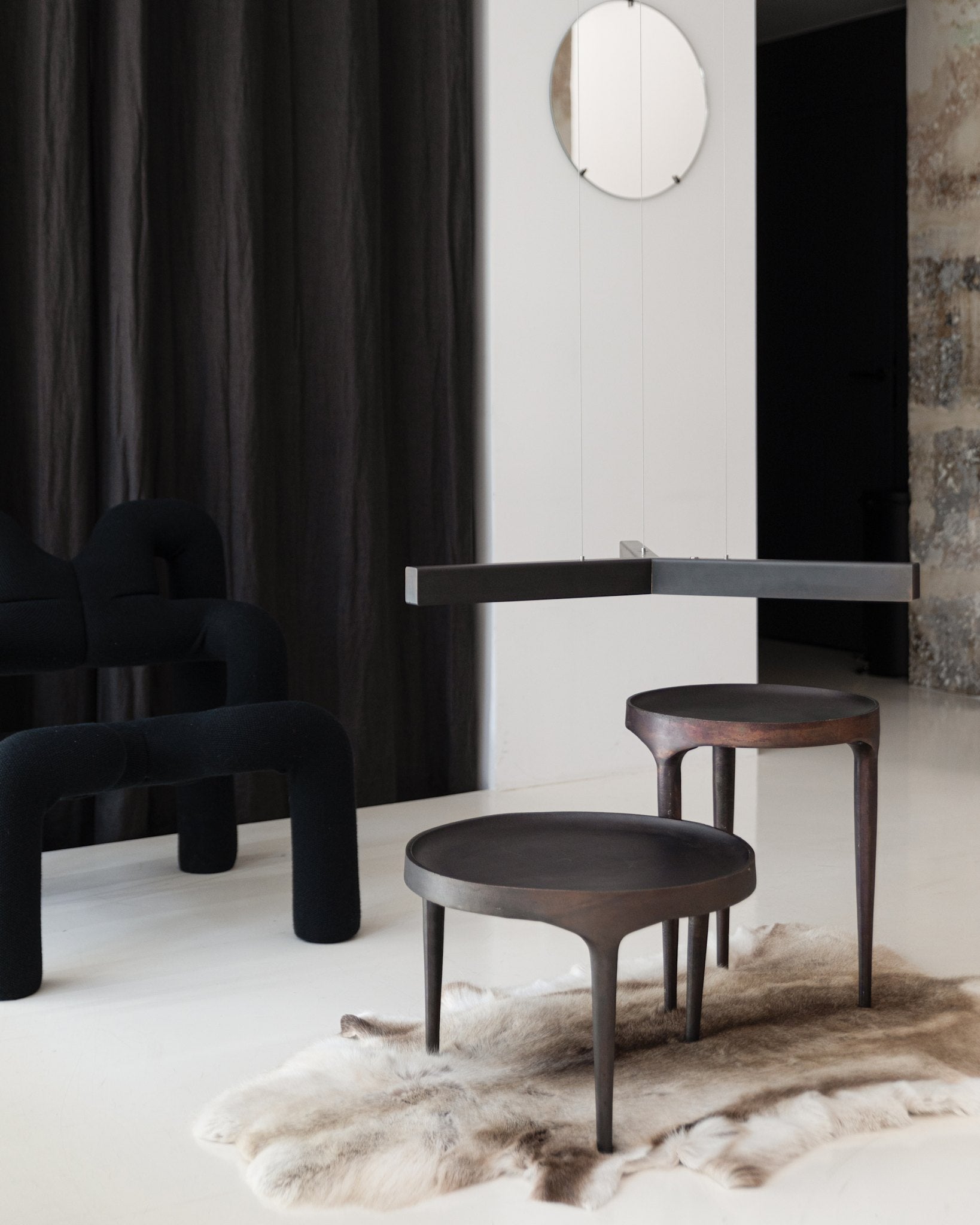 101 Copenhagen - Phantom Table, Tall - Burn Antique - Coffee or Side Table