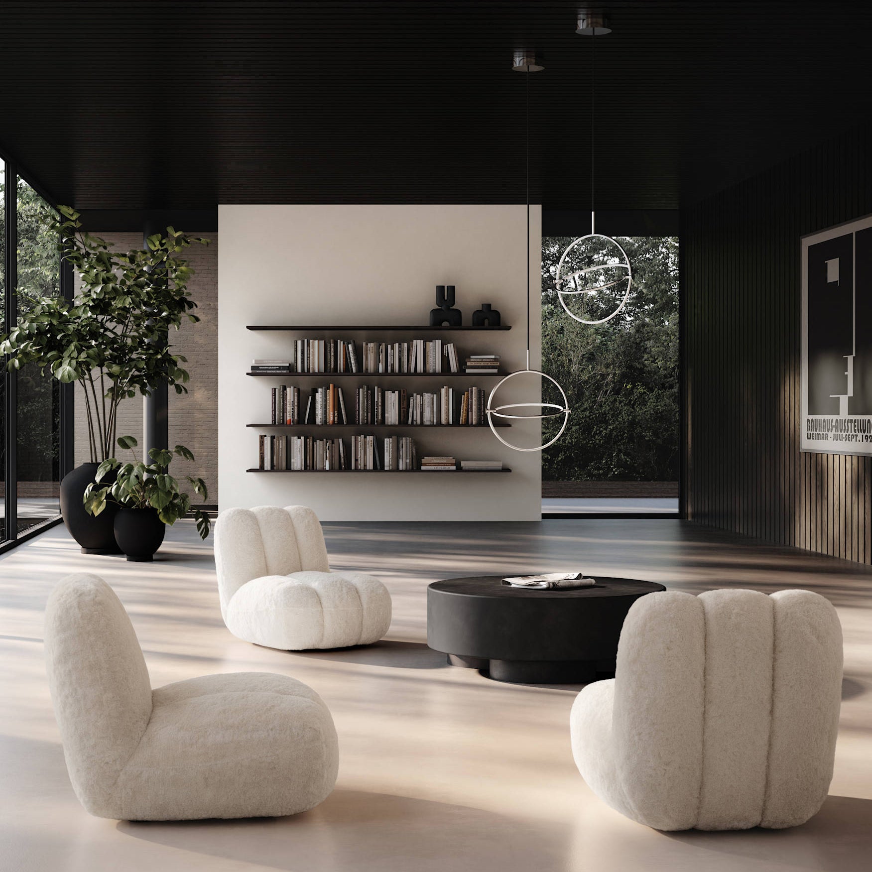 101 Copenhagen - Big Foot Coffee Table, Big - Coffee - Coffee Table