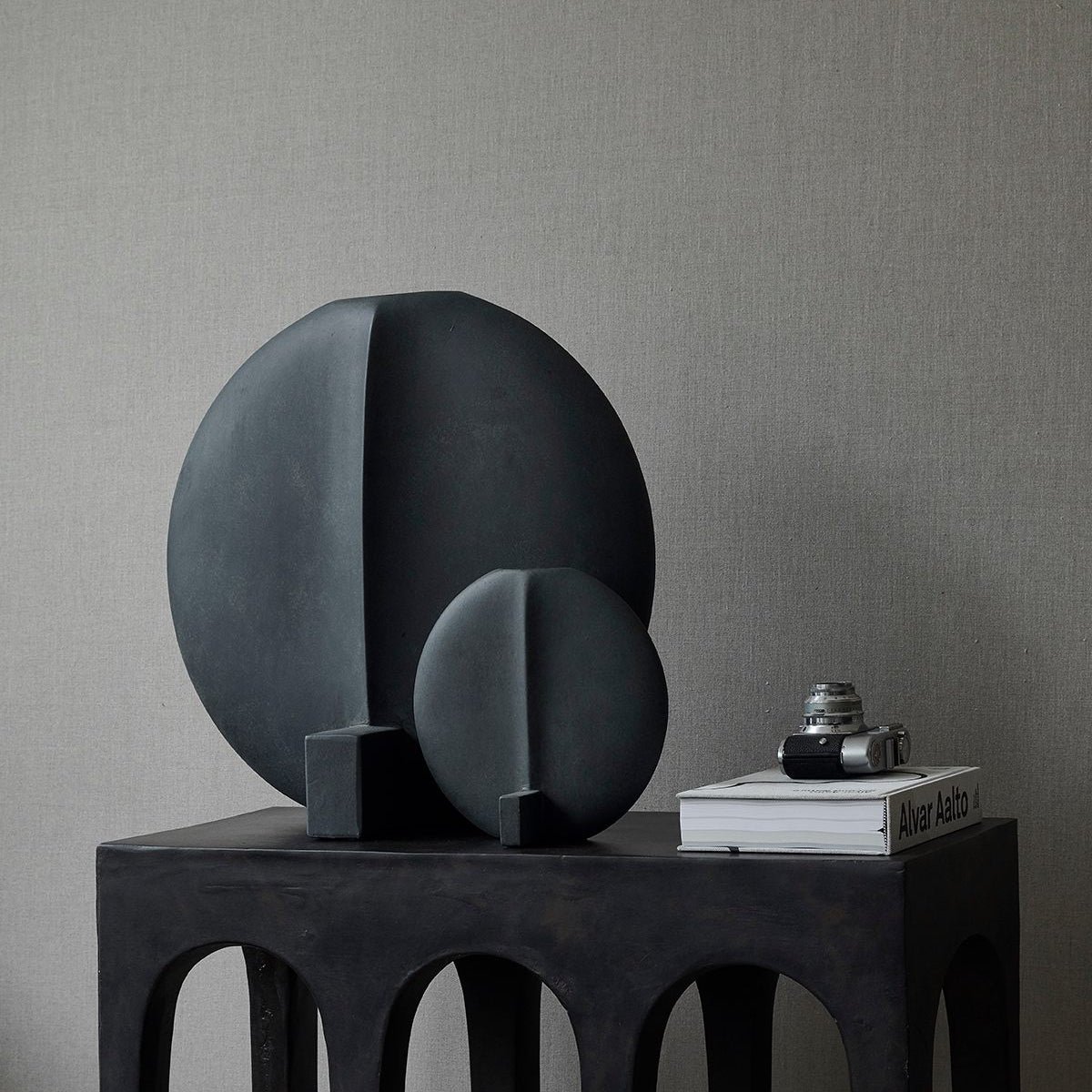 101 Copenhagen - Guggenheim Vase, Petit - Black - Vase