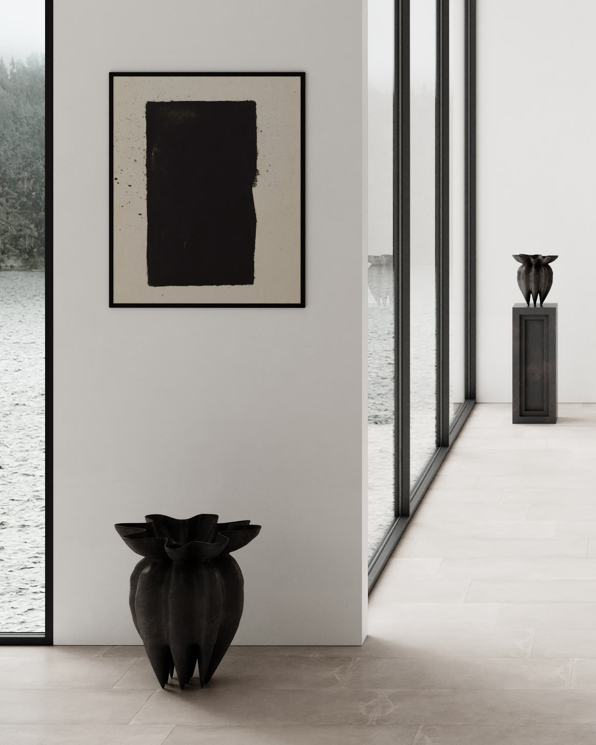 101 Copenhagen - Lotus Vase, Big - Coffee - Vase