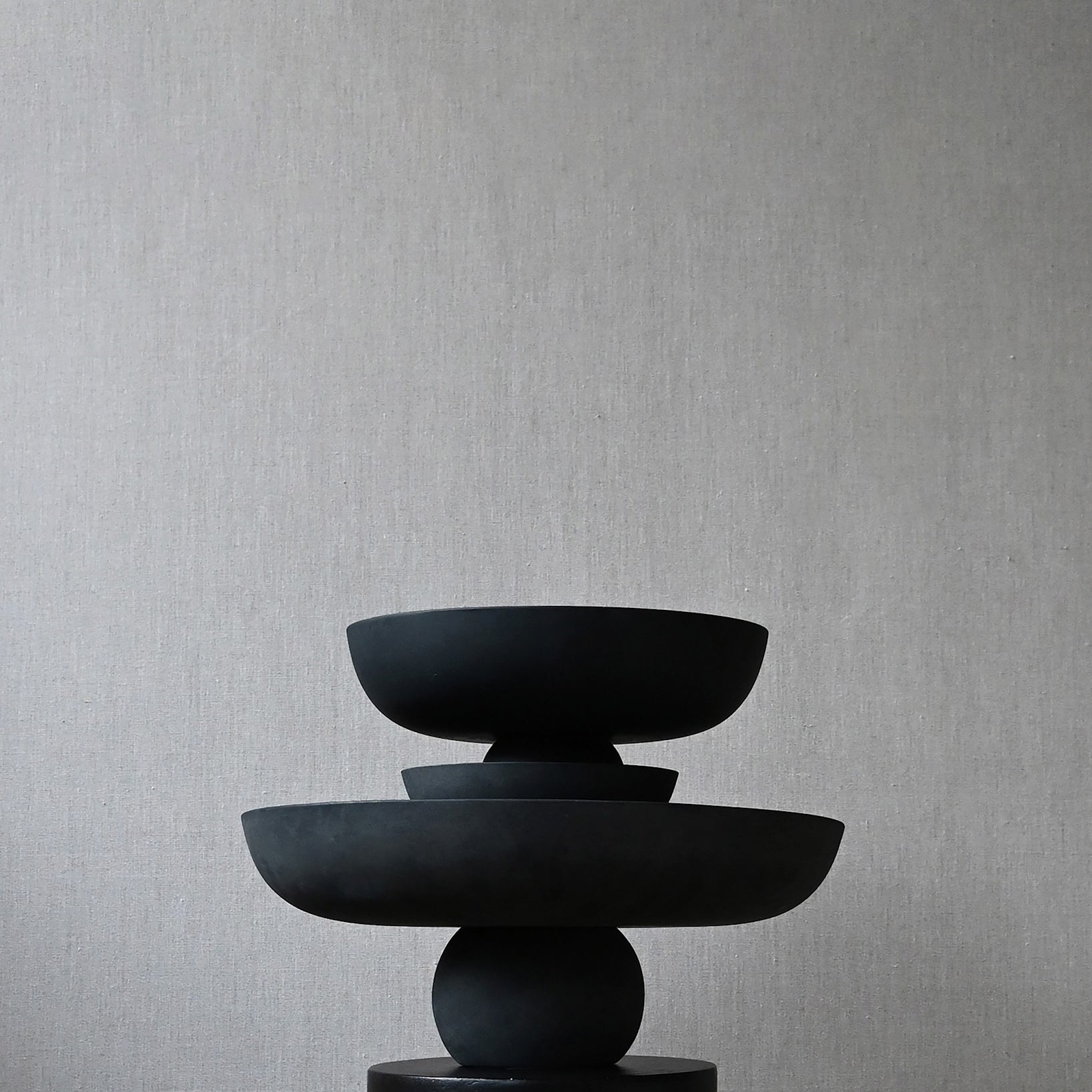 101 Copenhagen - Baburu Bowl, Big - Black - Ceramic bowl