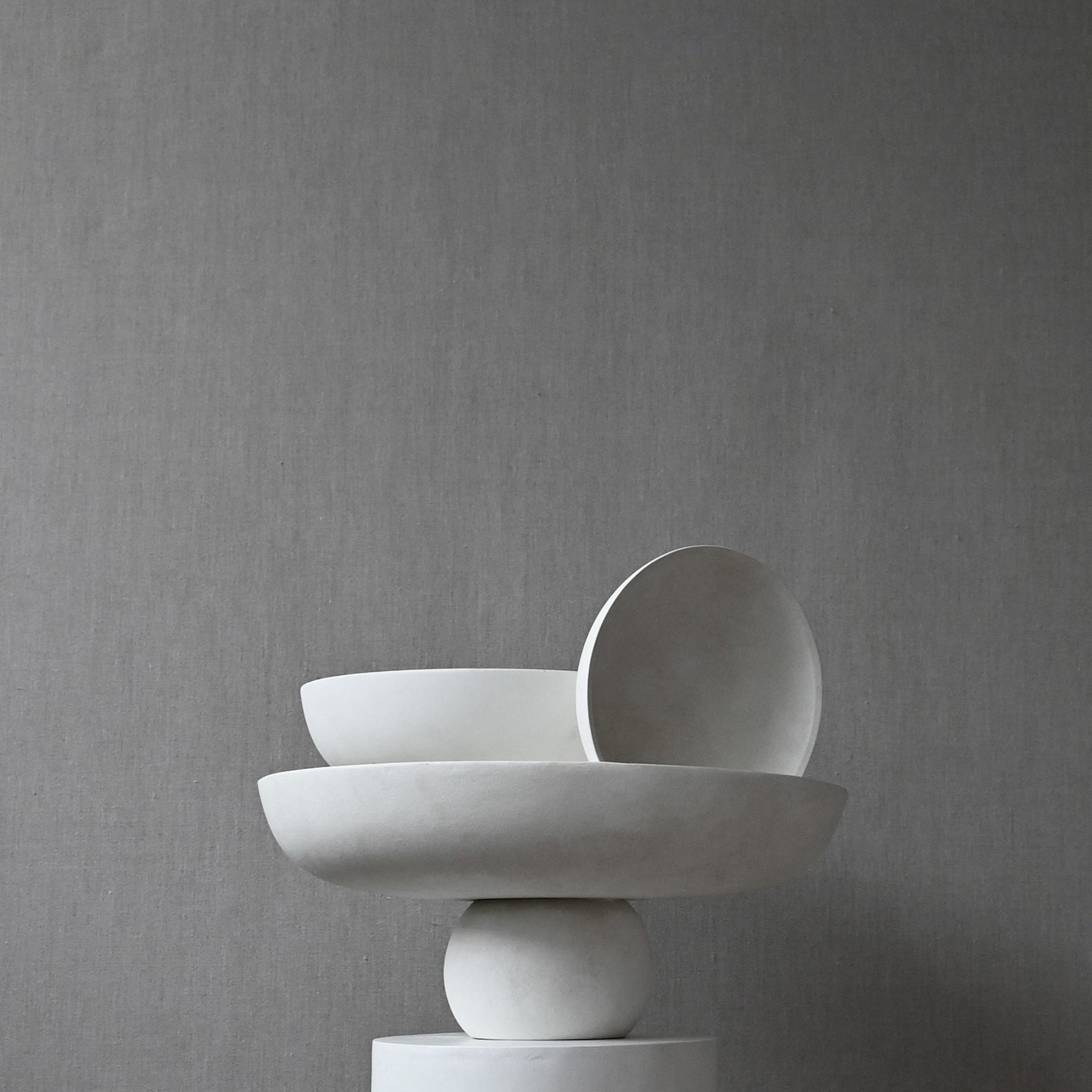 101 Copenhagen - Baburu Bowl, Medio - Bone White - Ceramic bowl