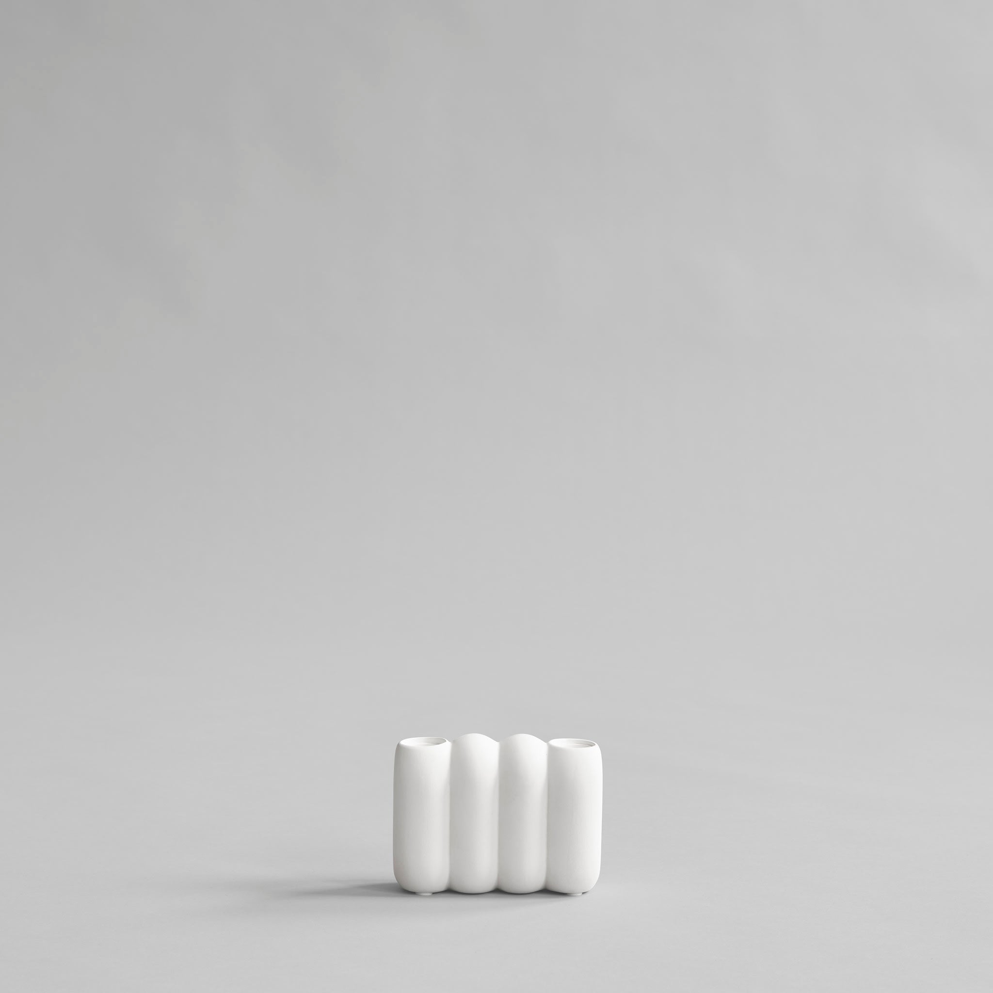 101 Copenhagen - Tube Candle Holder, Mini - Bone White - Candle Holders