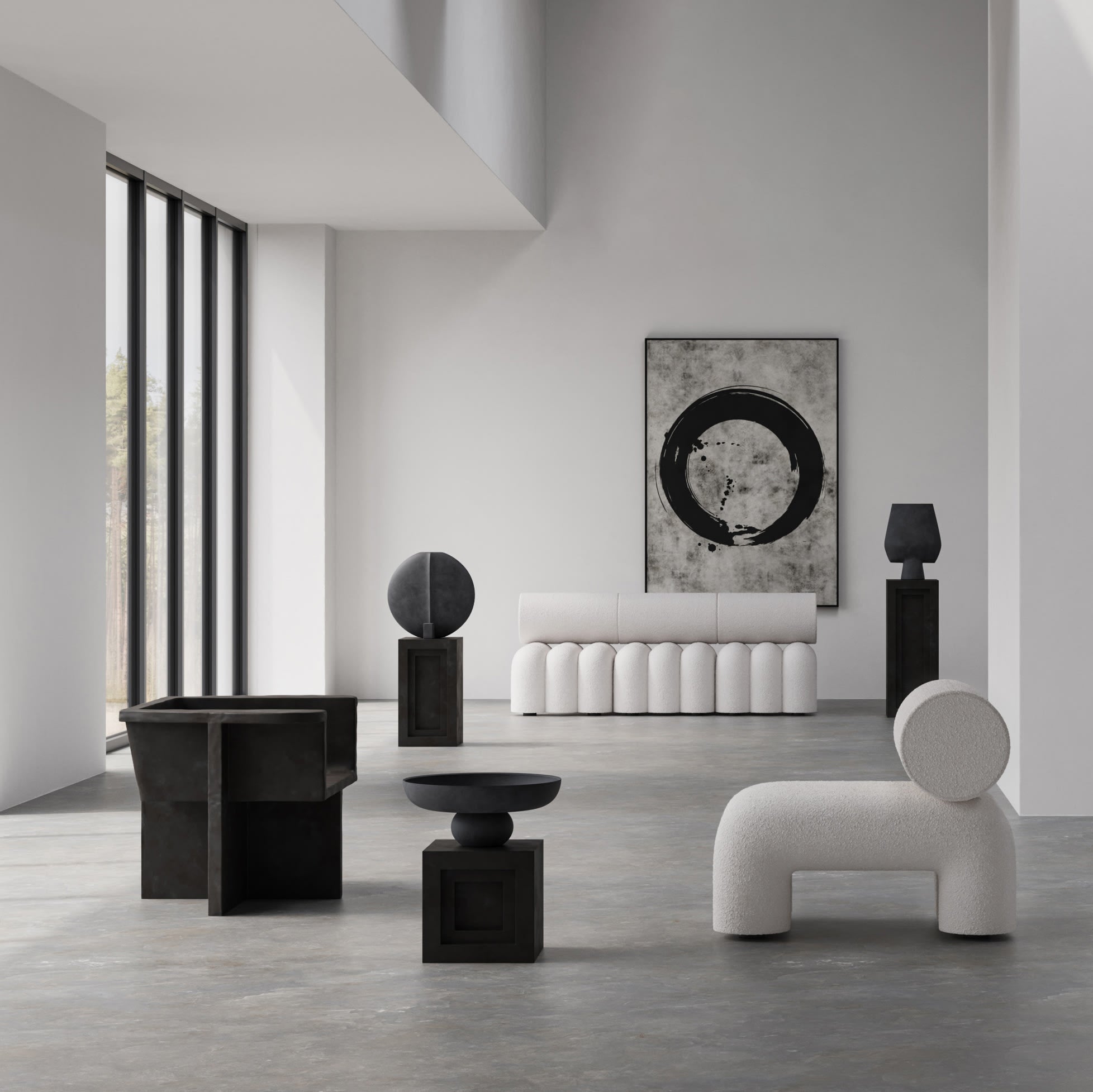 101 Copenhagen - Foku Chair - Off White (CPH 900) - Lounge Chair