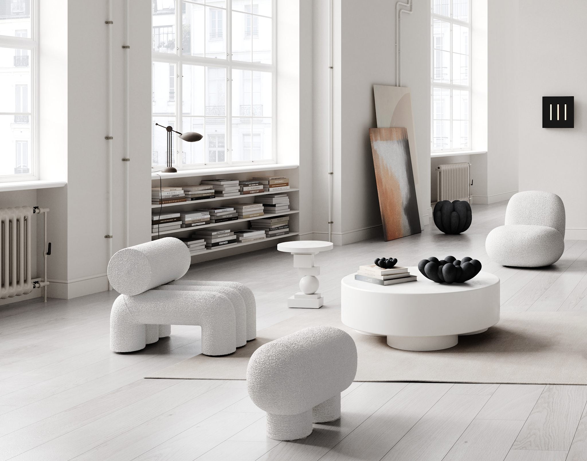 101 Copenhagen - Foku Chair - Off White (CPH 900) - Lounge Chair