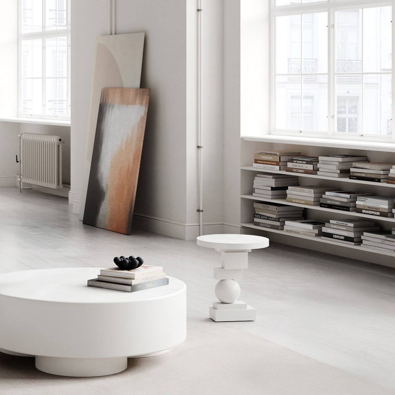 101 Copenhagen - Artist Side Table - Bone White - Side Table