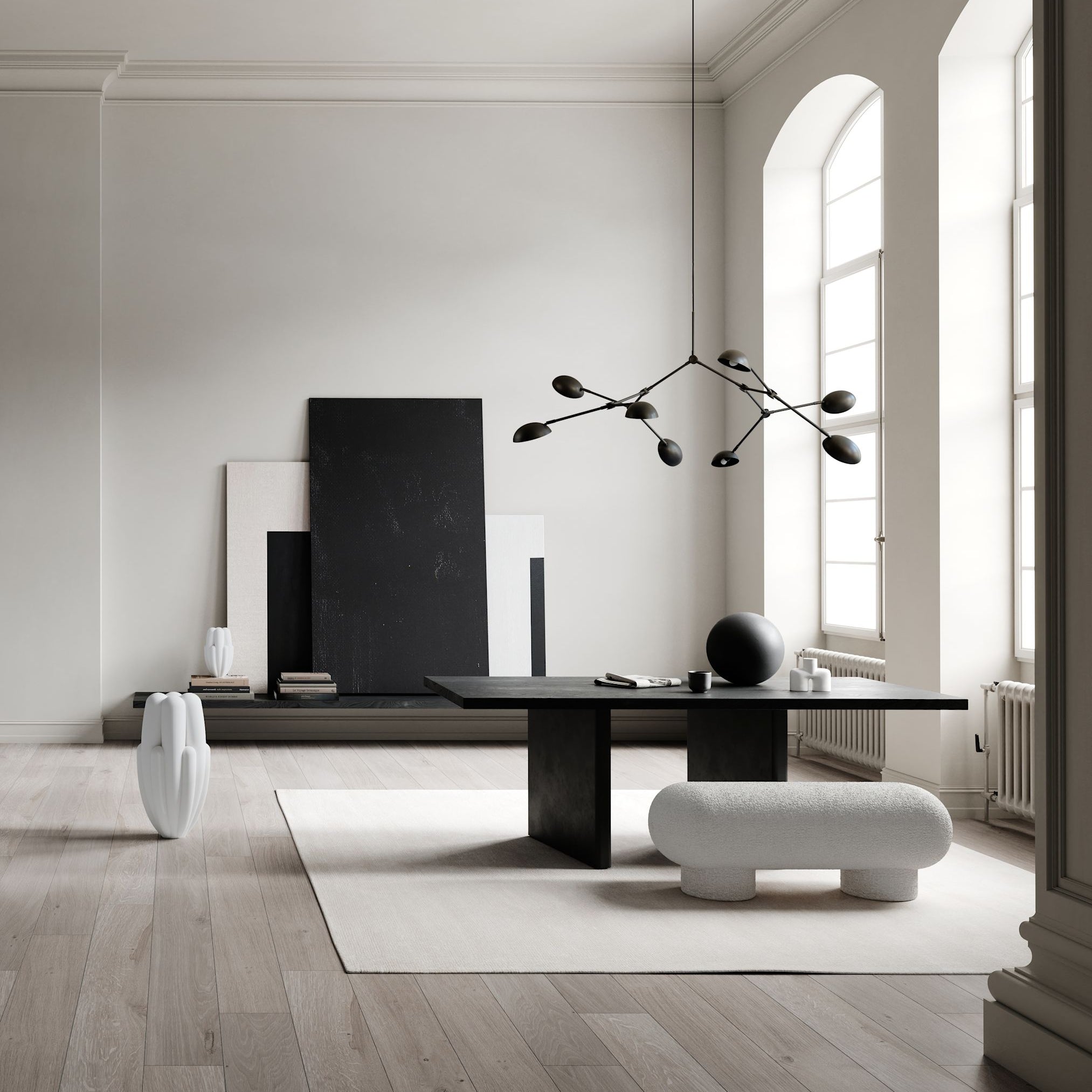 101 Copenhagen - Big Foot Bench - Off White (CPH 900) - Bench