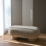101 Copenhagen - Big Foot Bench - Sandshell (Sheepskin) - Bench