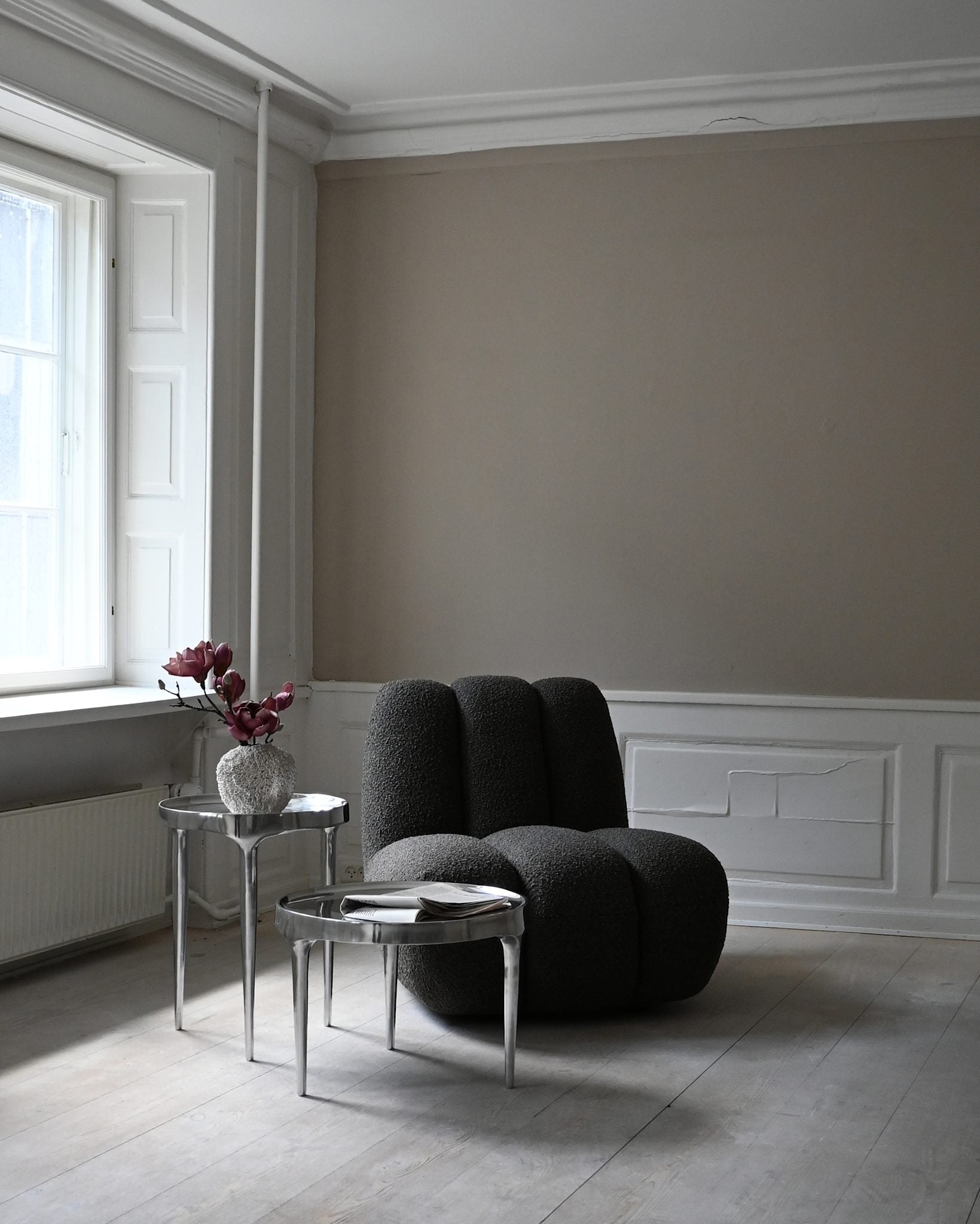 101 Copenhagen - Phantom Table, Tall - Chrome - Coffee or Side Table