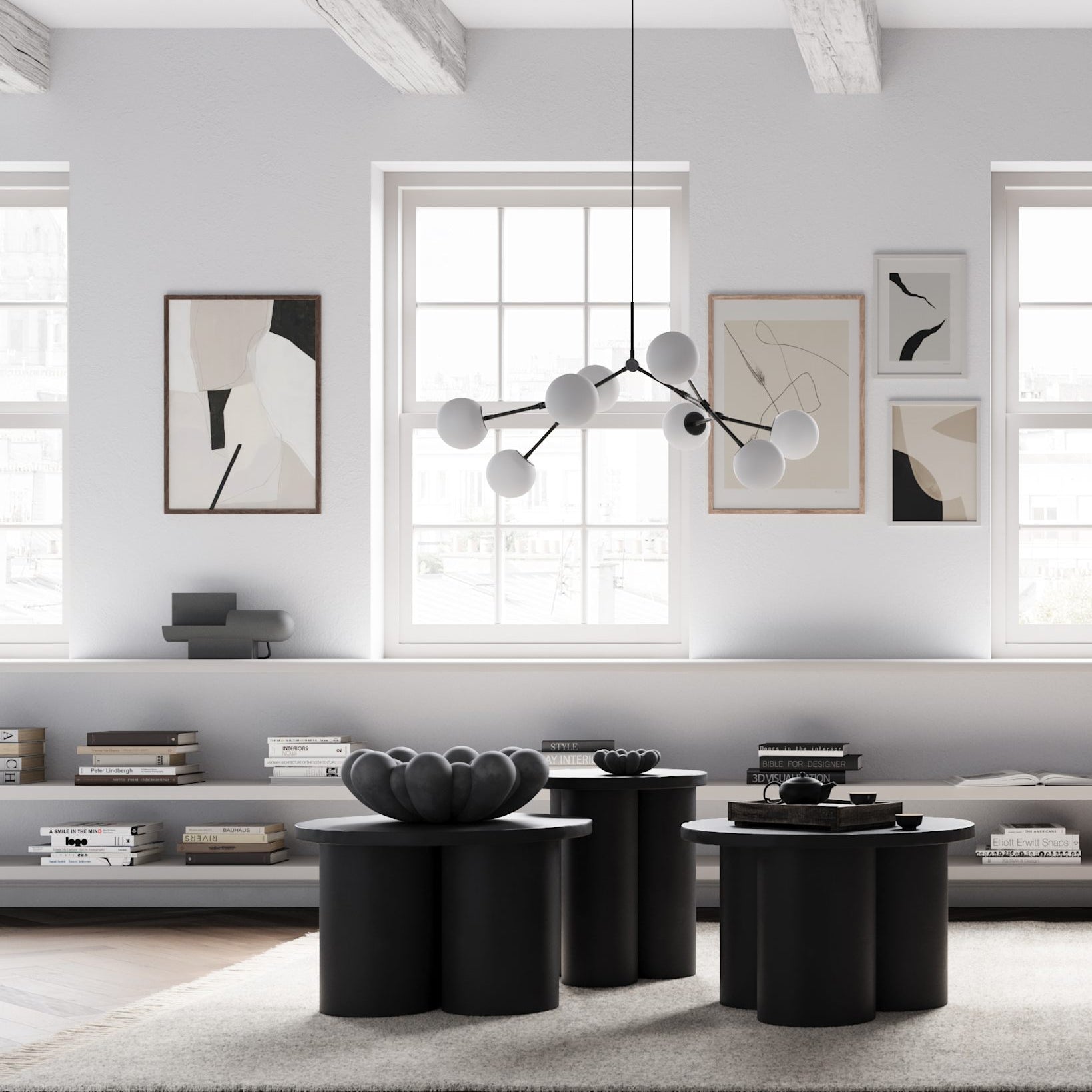 101 Copenhagen - Big Foot Table, Low - Coffee - Coffee or Side Table