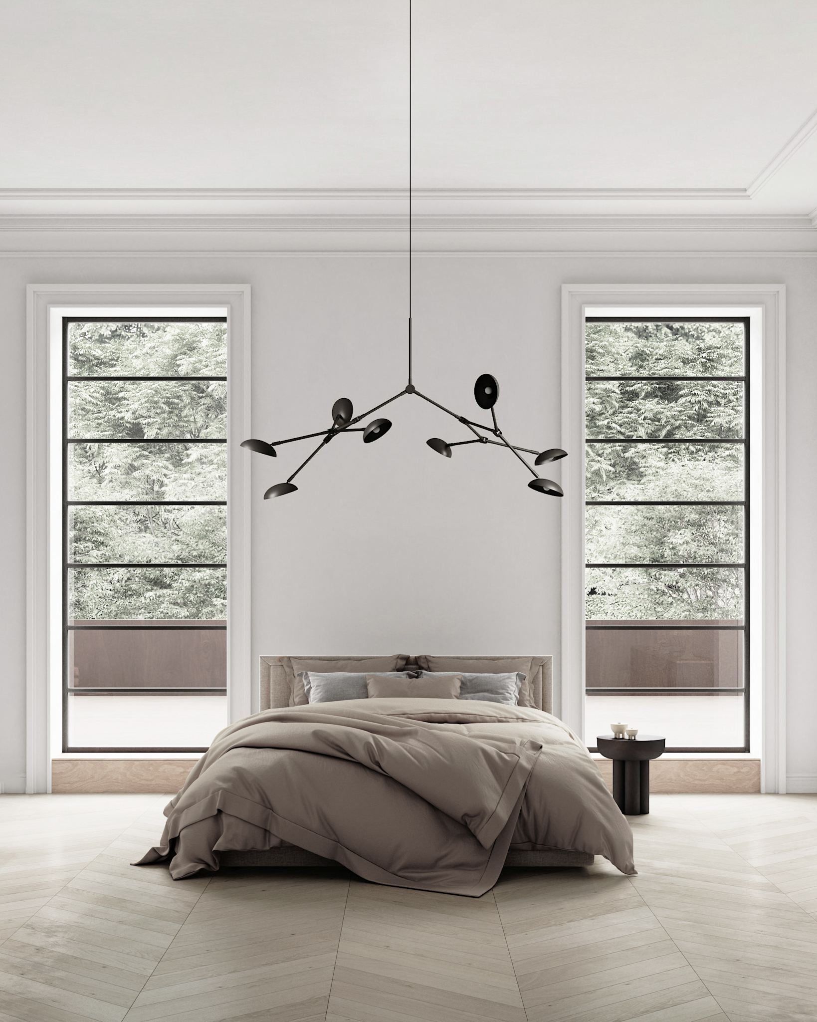 101 Copenhagen - Drop Chandelier - Bronze (5m) - Chandelier