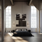101 Copenhagen - Ghost Chandelier, Big - Chrome (5m) - Chandelier