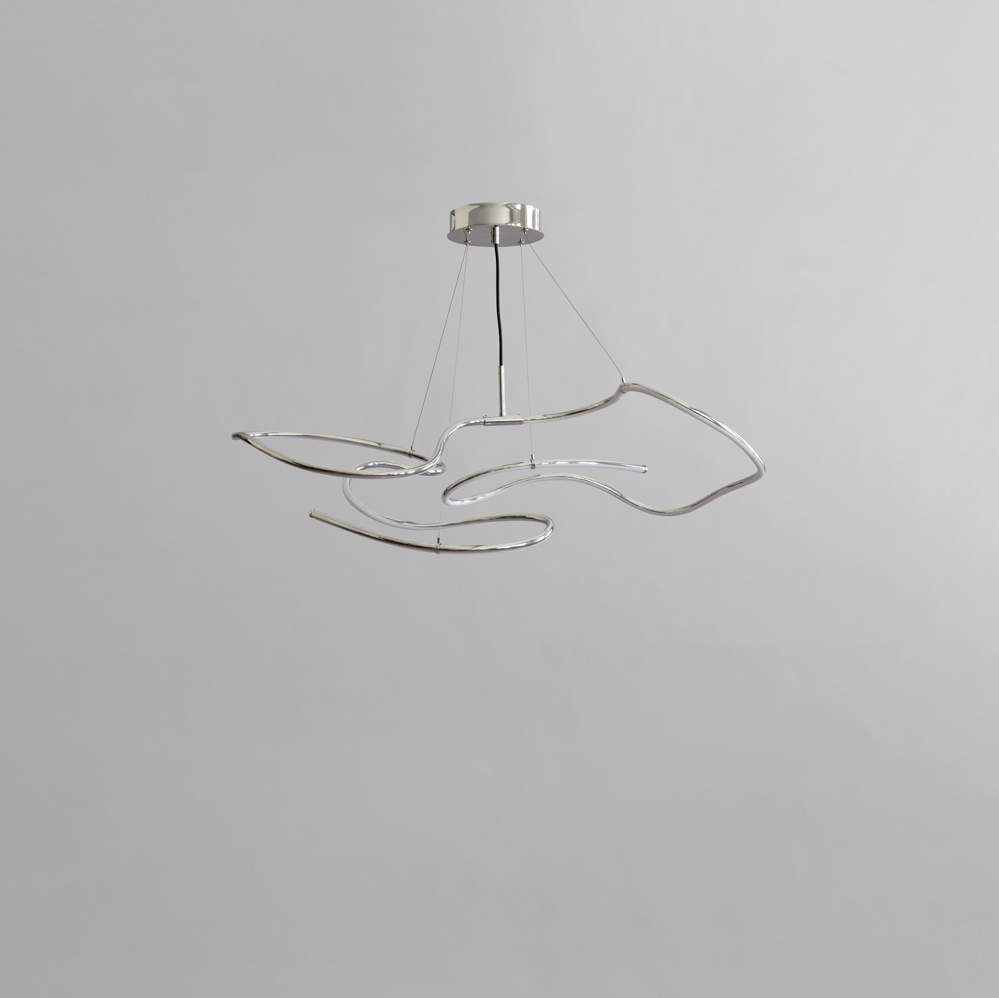 101 Copenhagen Ghost Chandelier, Mini - Chrome