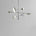 101 Copenhagen - Sahn Chandelier - Chrome (5m) - Chandelier