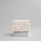 101 Copenhagen - Temple Coffee Table, Low - Chrome / Limestone - Table