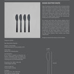 101 Copenhagen - Kogei Butter Knife - Black - Cutlery butter knife set