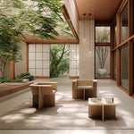 101 Copenhagen - Sunao Plant Pot Fat, Hexa - Birch - Plant Pot