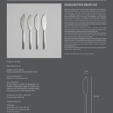 101 Copenhagen - Kogei Knife Fat - Brushed Steel - Cutlery knife set