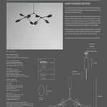 101 Copenhagen - Drop Chandelier, Mini - Oxidized - Chandelier