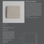 101 Copenhagen - Makura Cushion 21 - Sand (8047-2) - Cushion