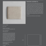 101 Copenhagen - Makura Cushion 41 - Sand (8047-2) - Cushion