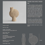 101 Copenhagen - Sphere Vase Bubl Shisen, Big - Sand - Vase