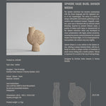 101 Copenhagen - Sphere Vase Bubl Shisen, Medio - Sand - Vase