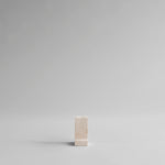 101 Copenhagen - Brick Candle Holder, Tall - Limestone - Candle Holders