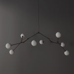 101 Copenhagen Drop Chandelier Bulp Grande turned on and off