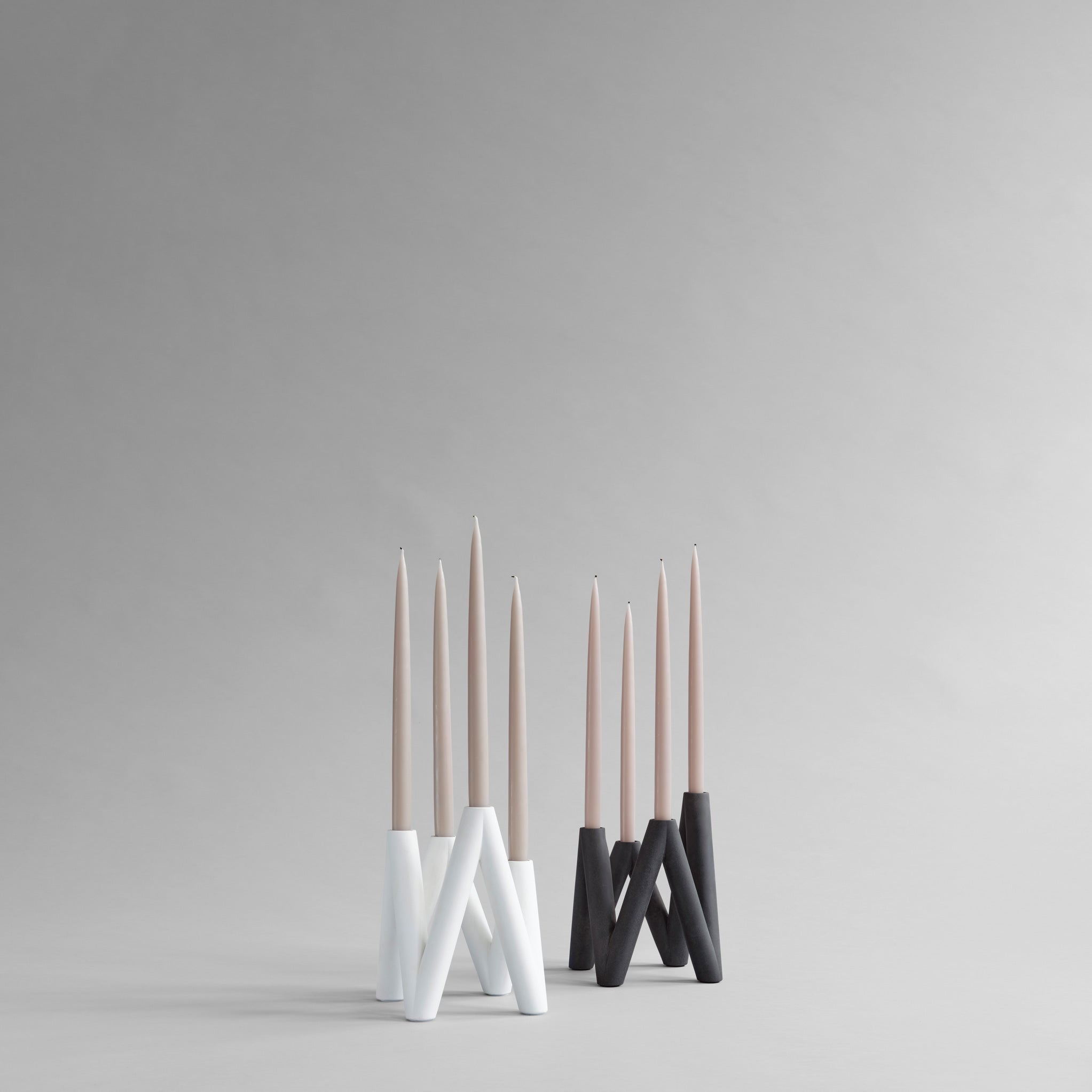 101 Copenhagen w candle holders in black and white