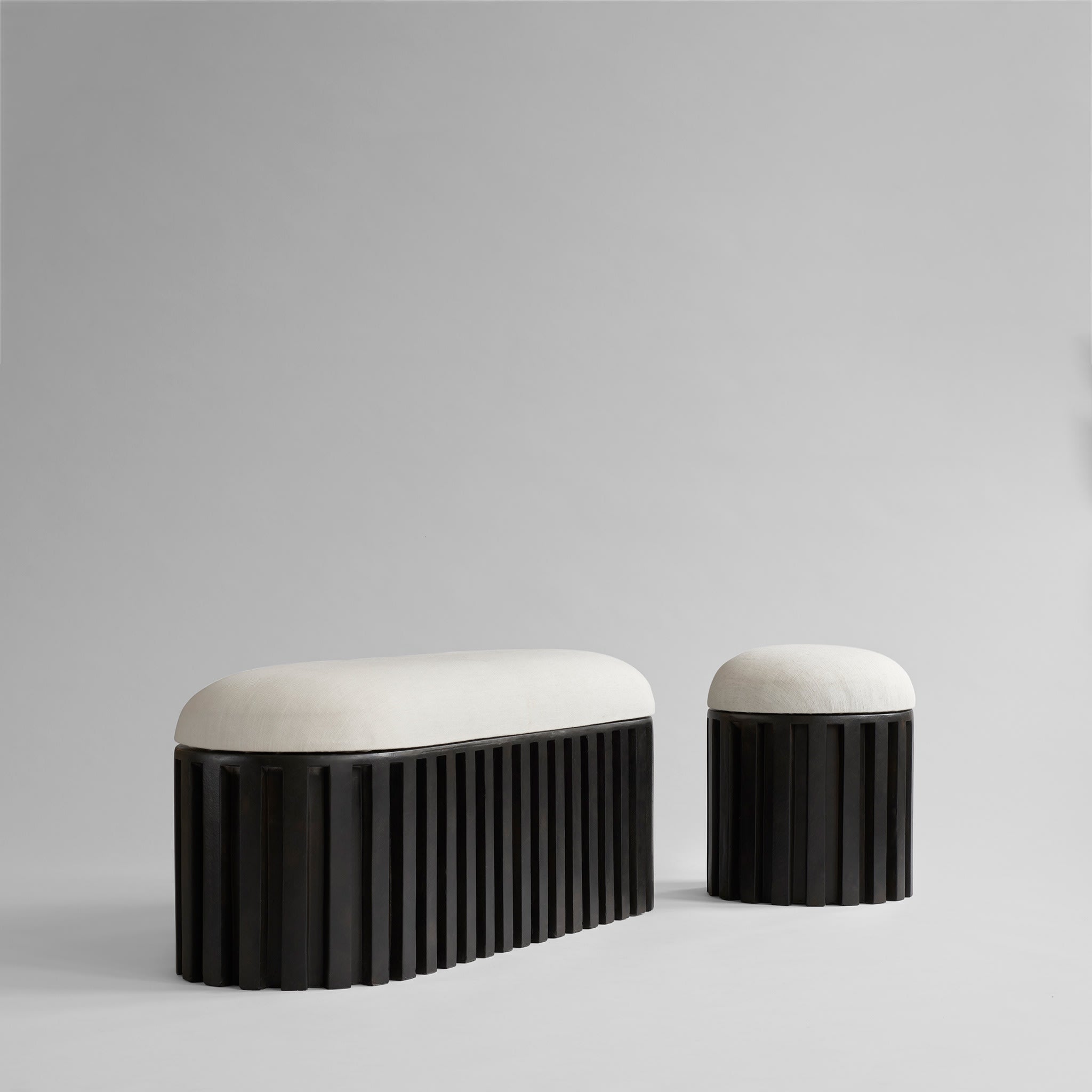 Tribu bench and stool