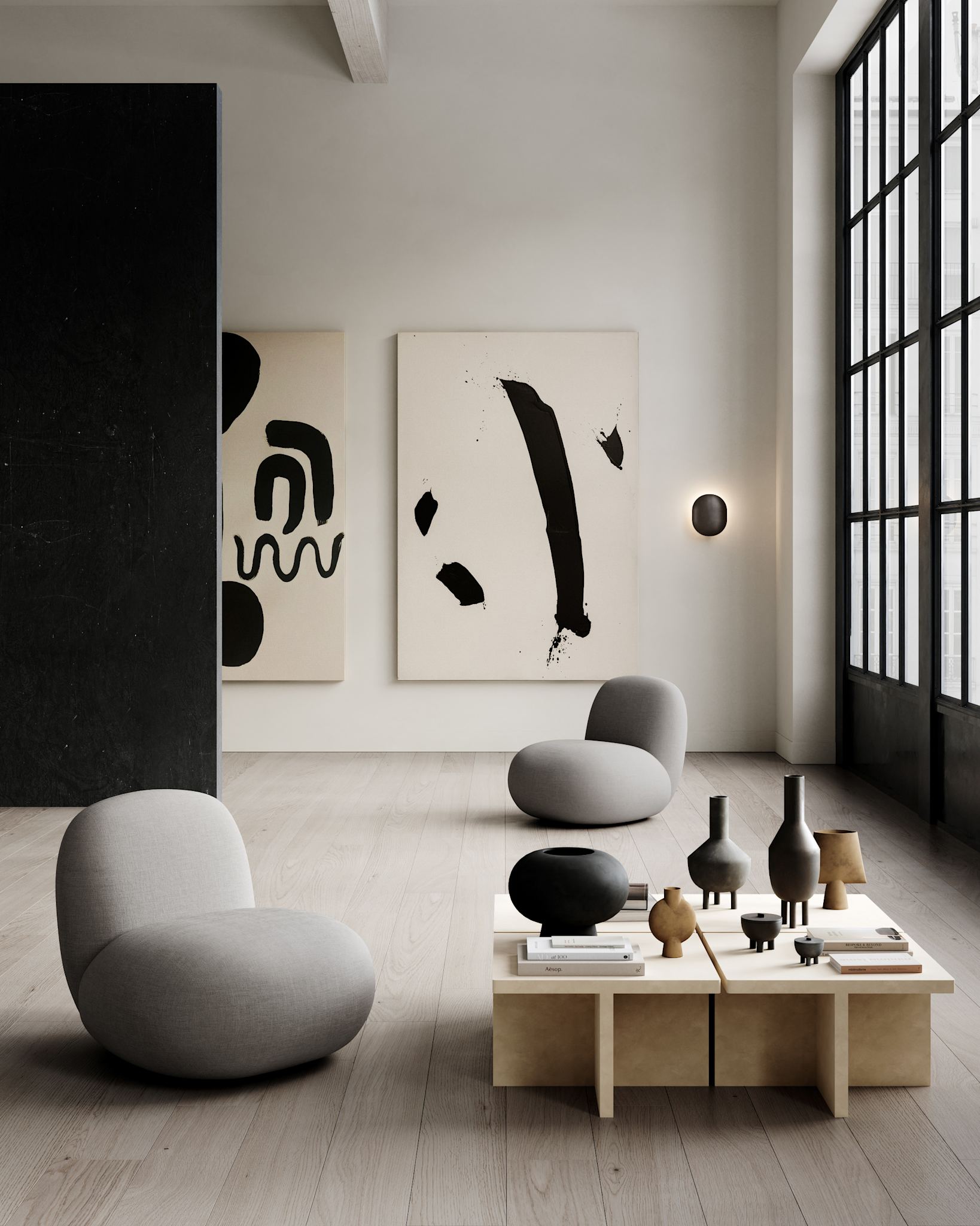 101 Copenhagen - Sphere Vase Square, Mini - Ocher - Vase