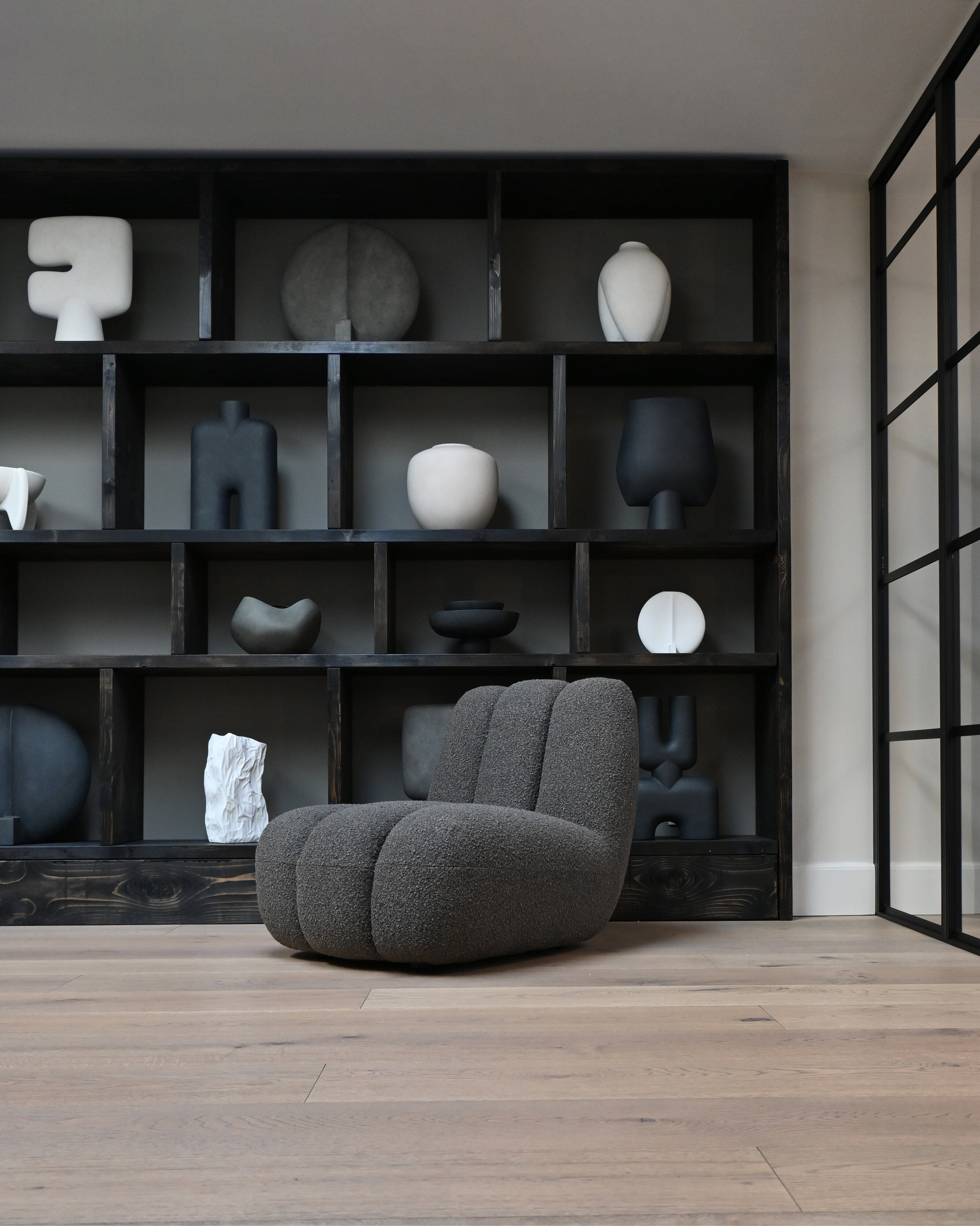 101 Copenhagen - Toe Chair - Deep Taupe (A2635) - Lounge Chair