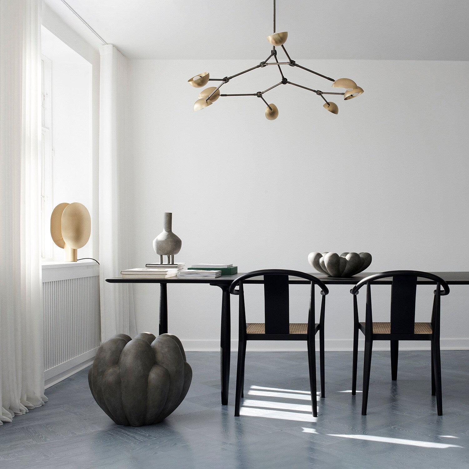 101 Copenhagen - Drop Chandelier - Brass (5m) - Chandelier
