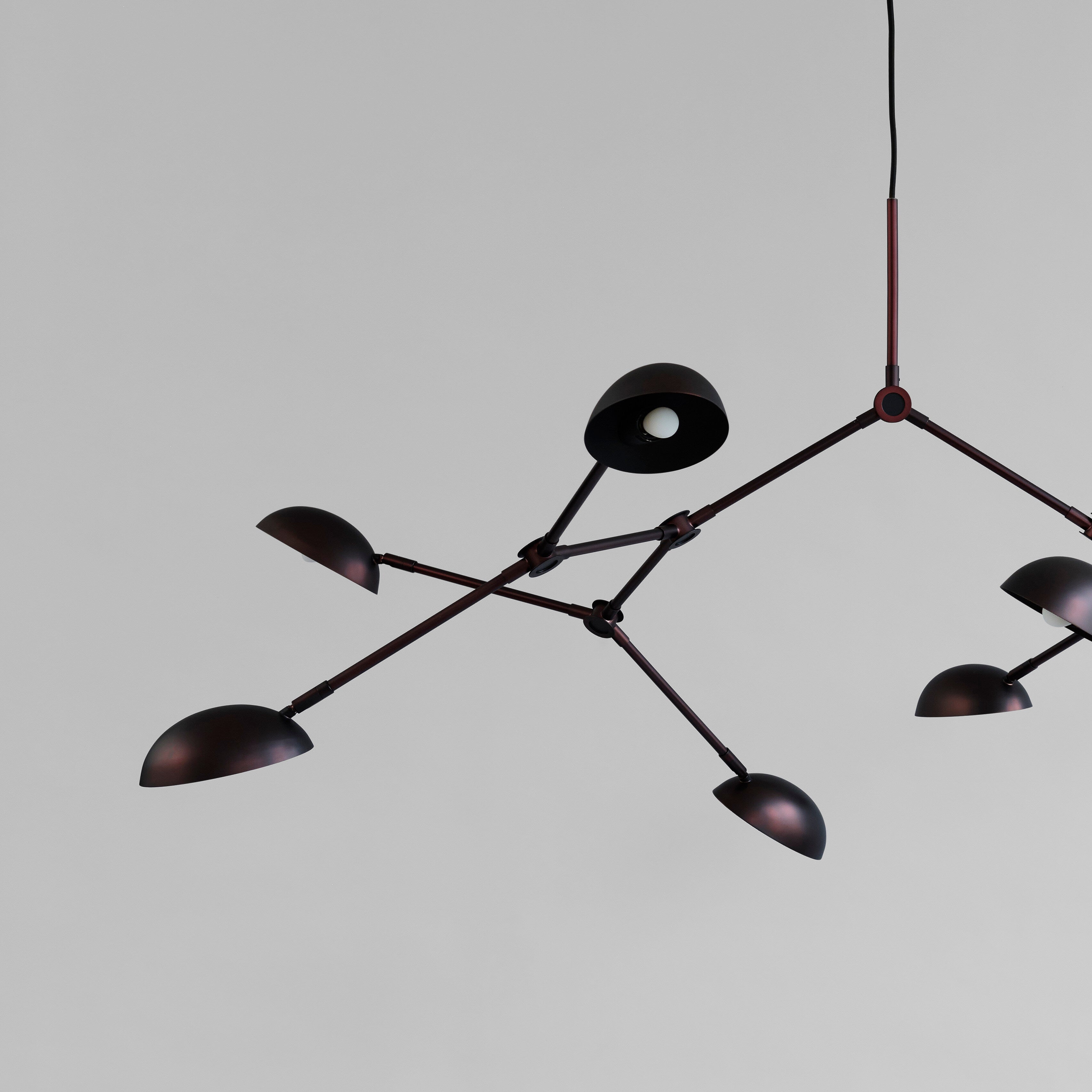 101 Copenhagen - Drop Chandelier - Burned Black (5m) - Chandelier