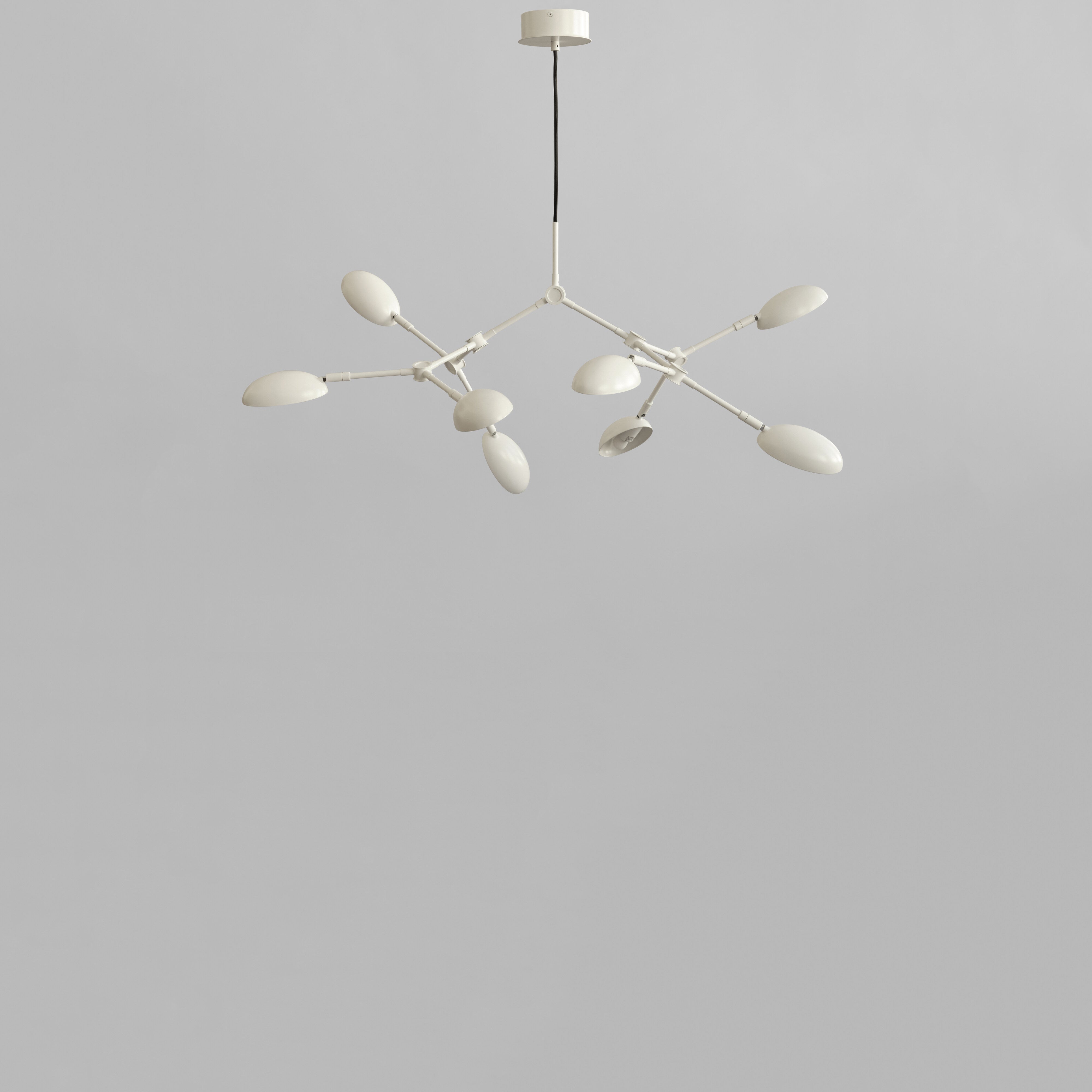 101 Copenhagen - Drop Chandelier, Mini - White (5m) - Chandelier