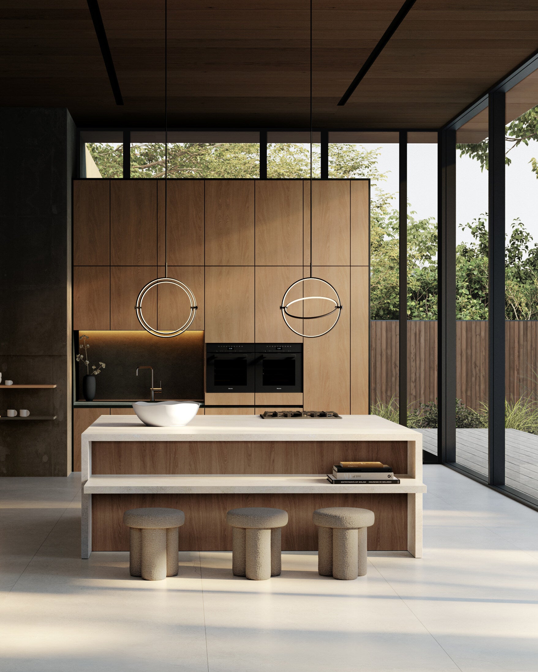 101 Copenhagen - Maru Pendant, Ø40 - Burned Black - Pendant