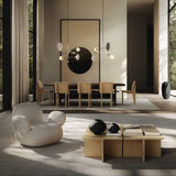 101 Copenhagen - Sahn Chandelier - Chrome (5m) - Chandelier