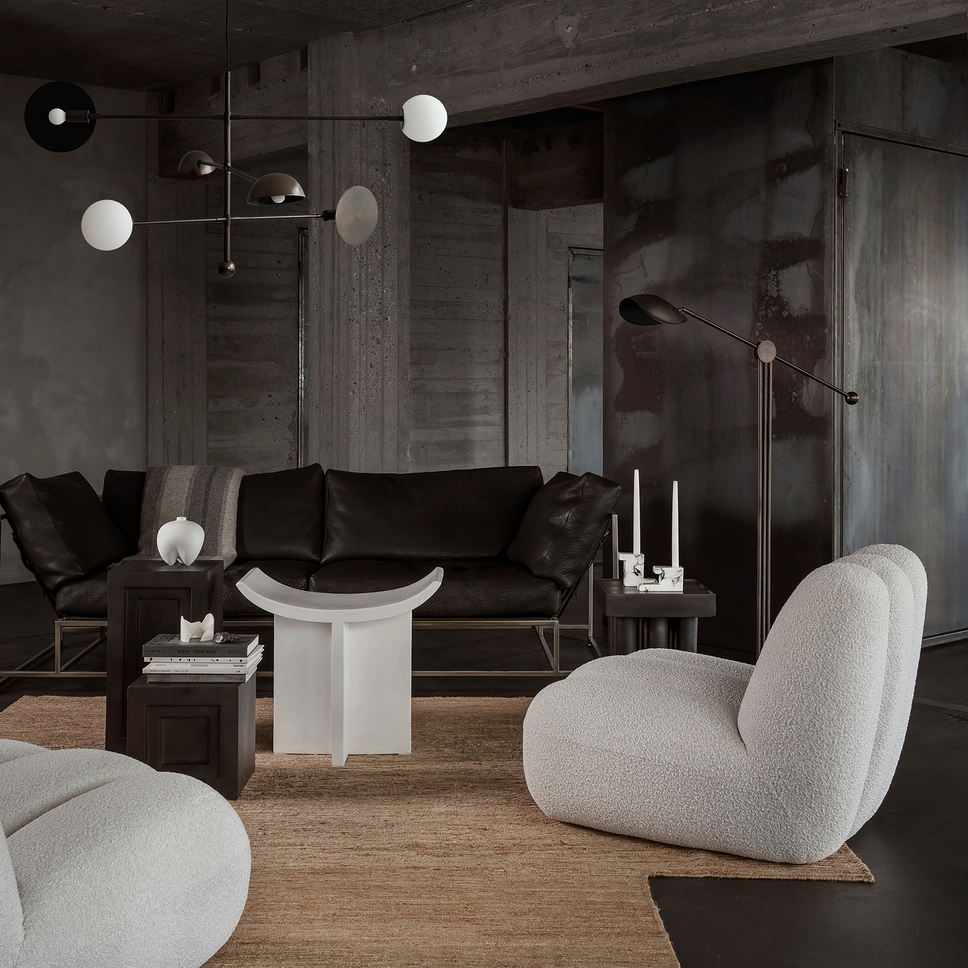 101 Copenhagen - Sahn Chandelier - Bronze (5m) - Chandelier