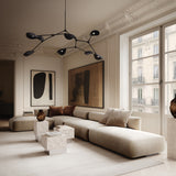 101 Copenhagen - Stingray Chandelier, Grande - Burned Black (5m) - Chandelier