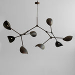101 Copenhagen - Stingray Chandelier, Grande - Burned Black (5m) - Chandelier