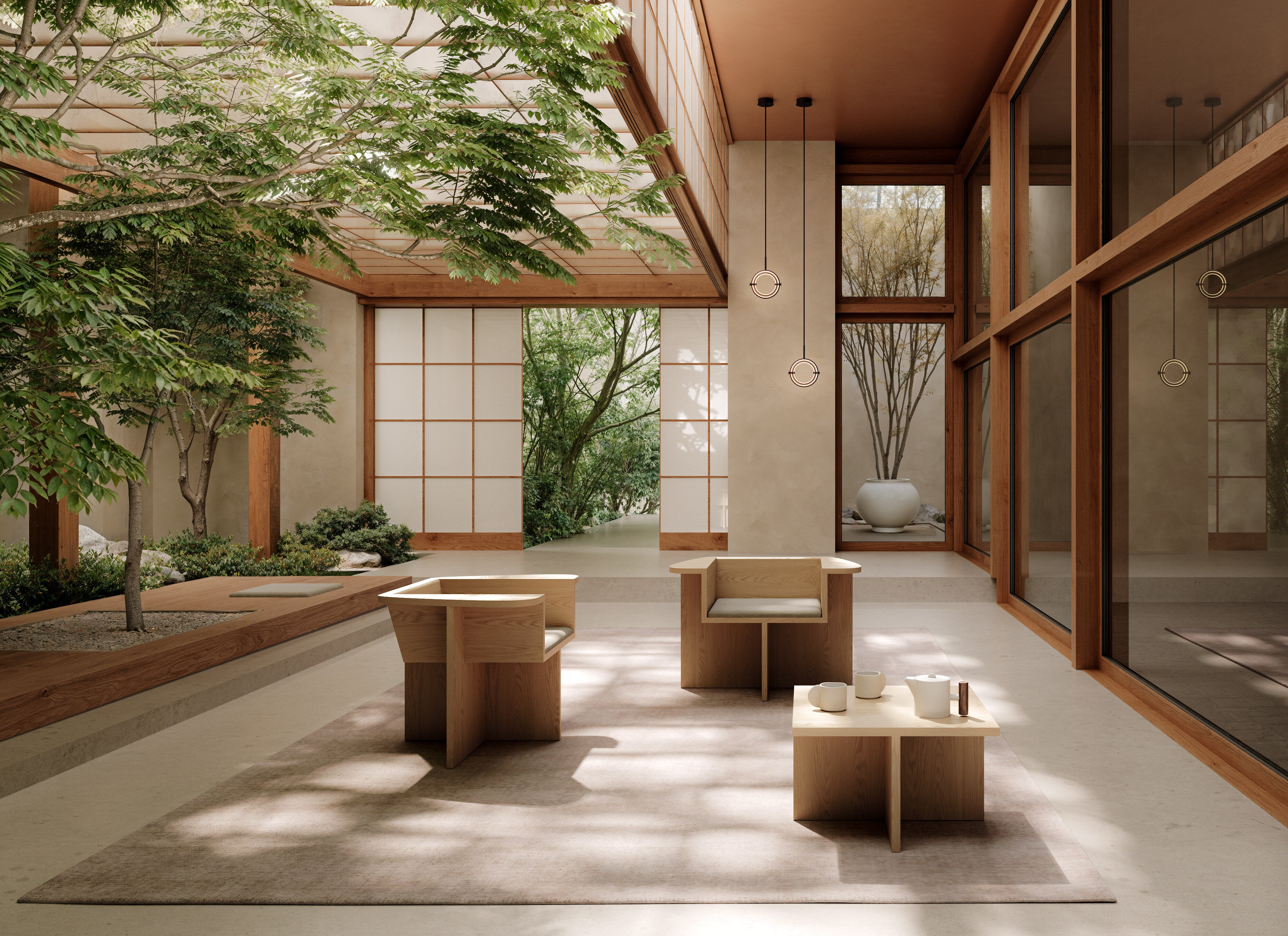 101 Copenhagen - Native Tea for Two - Birch - Tea Set