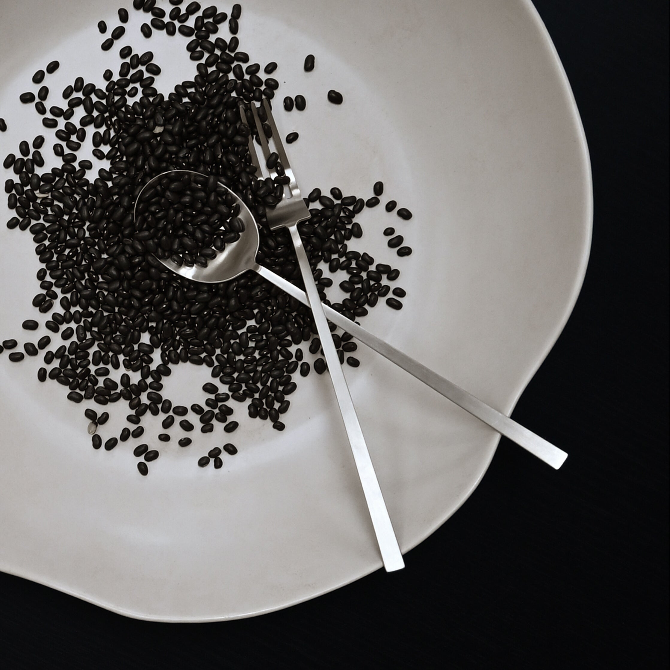 101 Copenhagen - Kogei Salad Servers - Brushed Steel - Cutlery