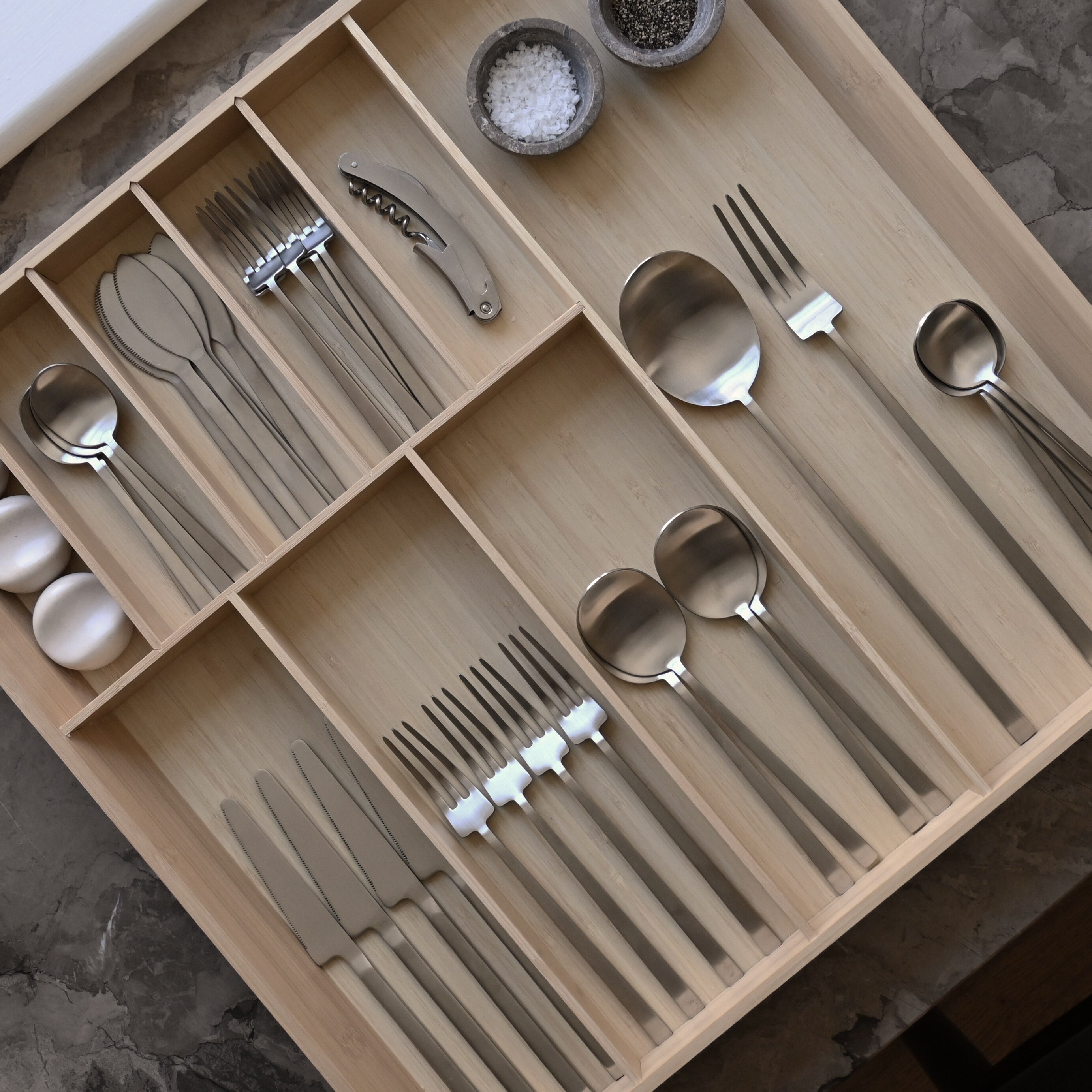 Kogei Dessert Fork - Brushed Steel