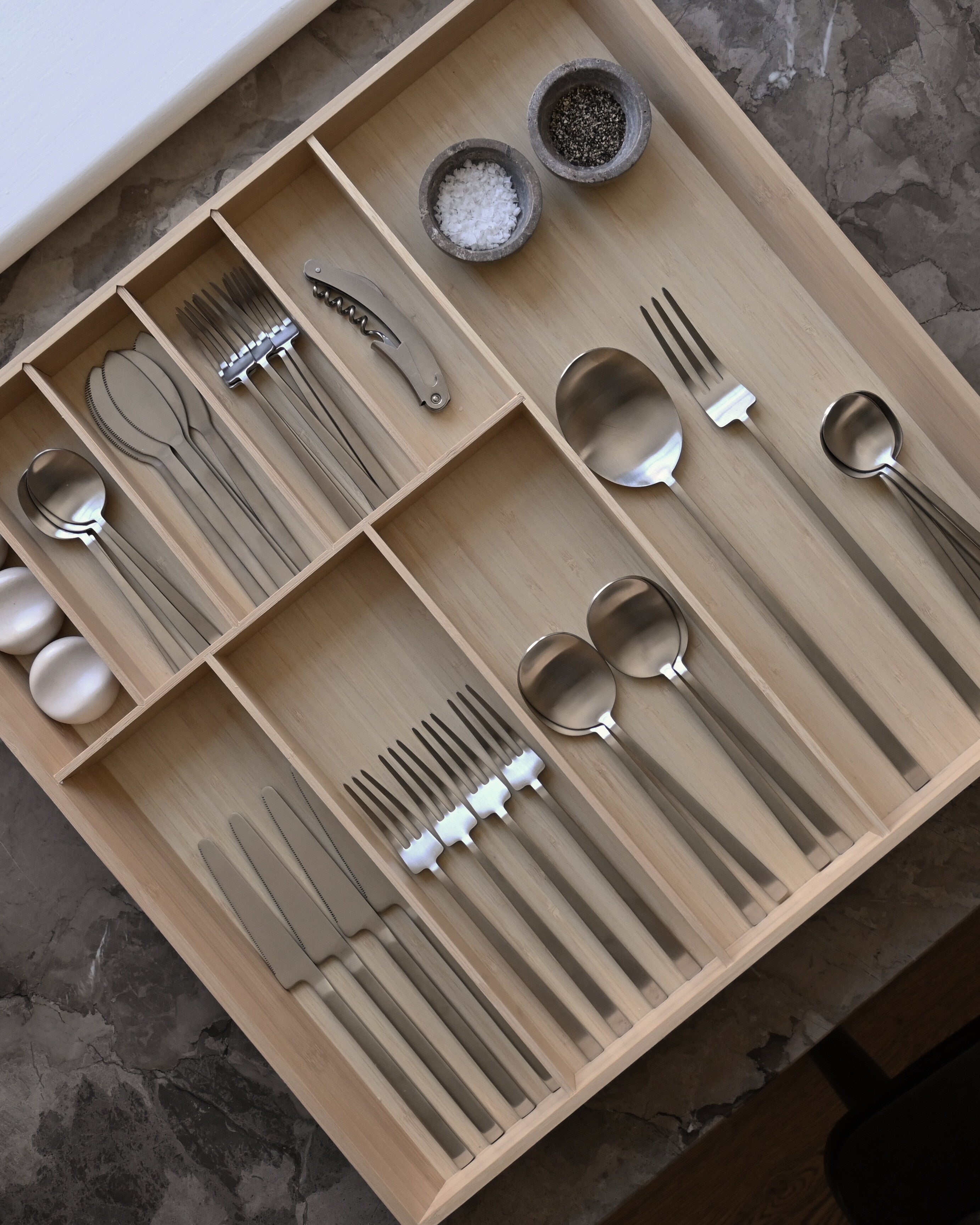 101 Copenhagen - Kogei Dessert Fork - Brushed Steel - Cutlery