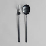 101 Copenhagen - Kogei Salad Servers - Black - Cutlery
