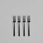 101 Copenhagen - Kogei Dessert Fork - Black - Cutlery
