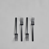 101 Copenhagen - Kogei Dessert Fork - Black - Cutlery
